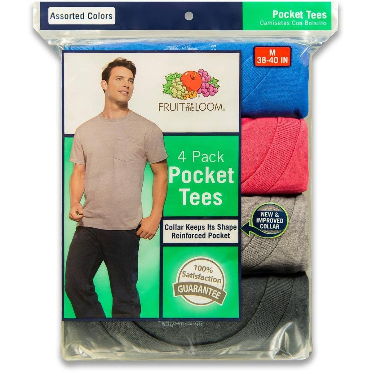 Fruit of the Loom Men's Fashion Pocket T-Shirts